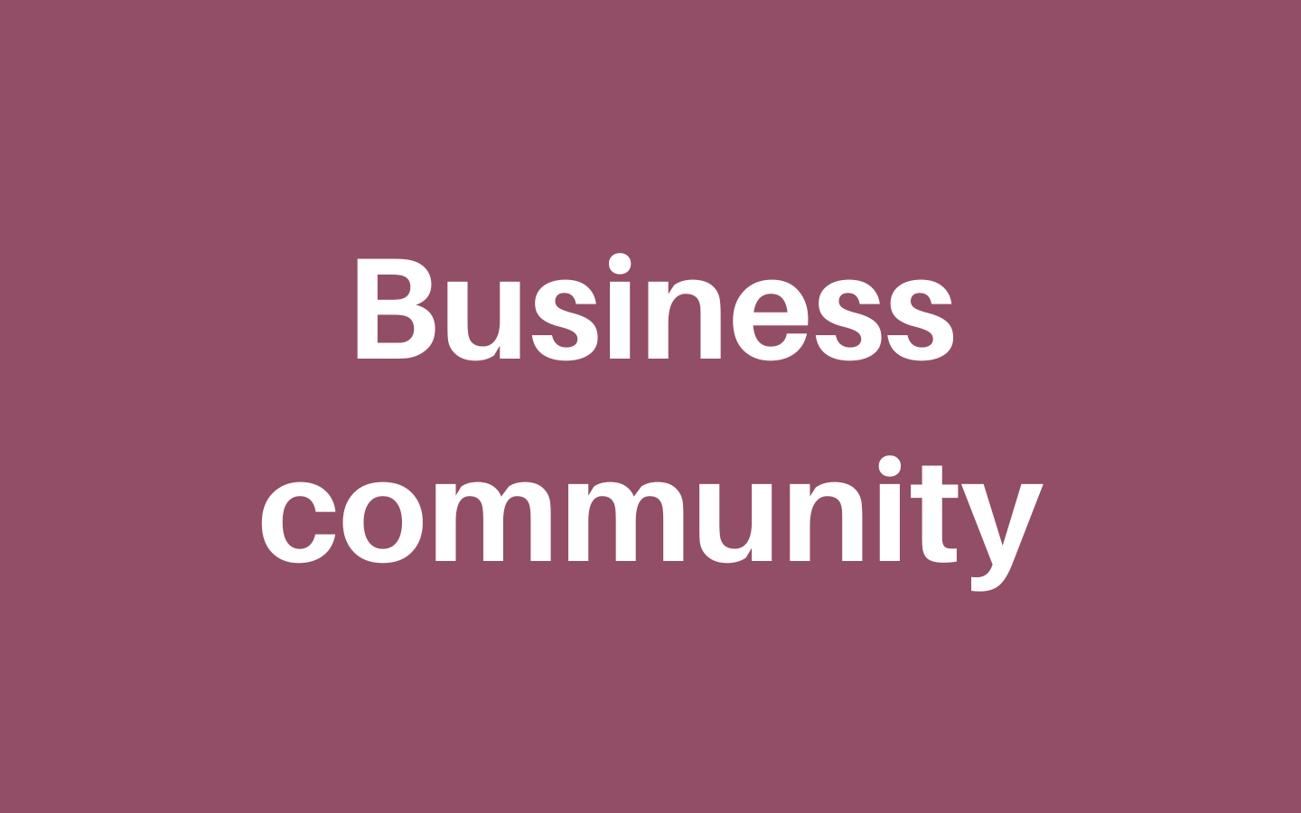 Business Community 1